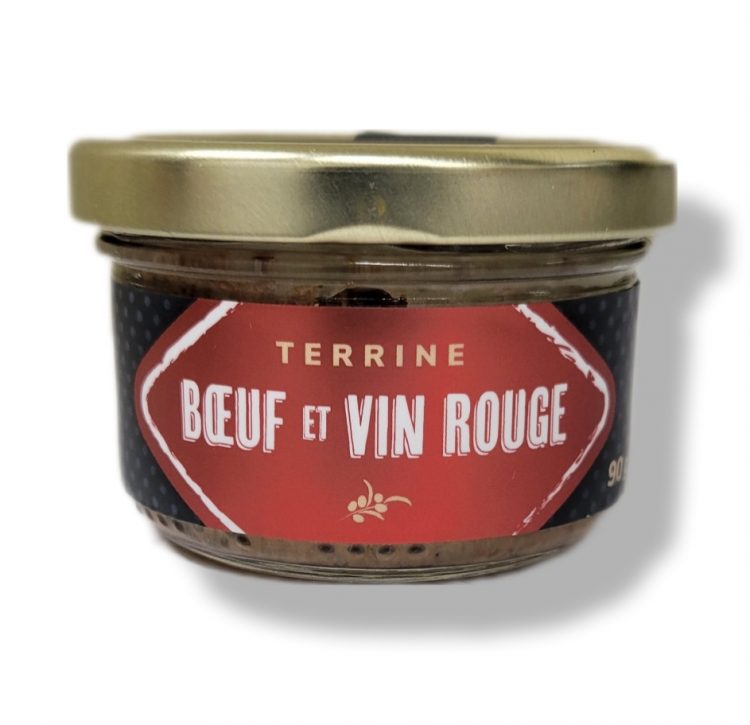 Terrine bœuf et vin rouge