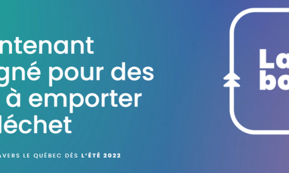Des contenants consignés pour réduire les déchets des repas pour emporter