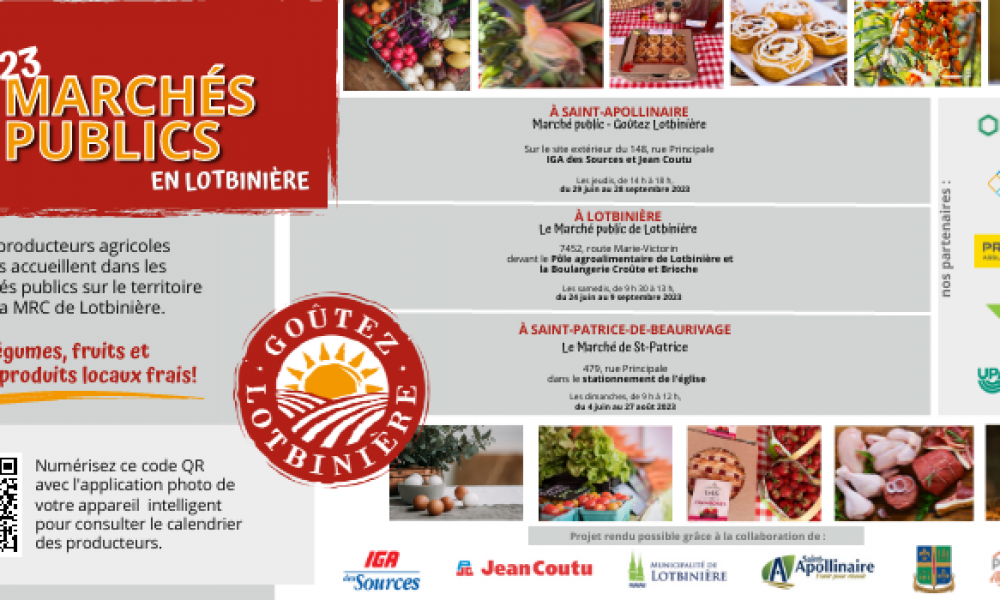 Enfin, on se retrouve…   Ouverture des marchés publics en Lotbinière!