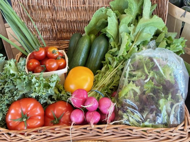 Les paniers de légumes