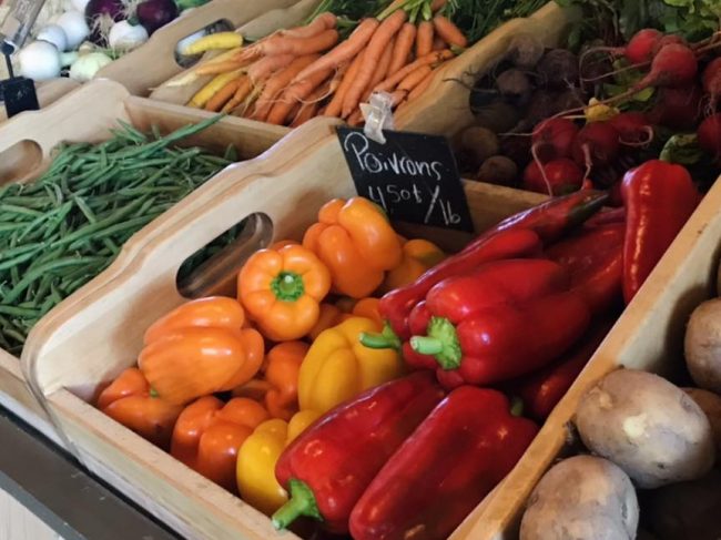 Les kiosques de légumes