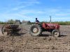 Travail au champ tracteur