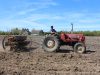 Travail au champ tracteur