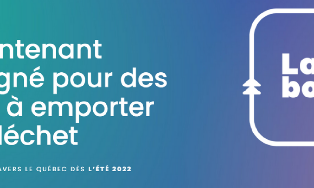 Des contenants consignés pour réduire les déchets des repas pour emporter